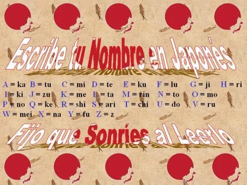 Como es la r en japones - Imagui