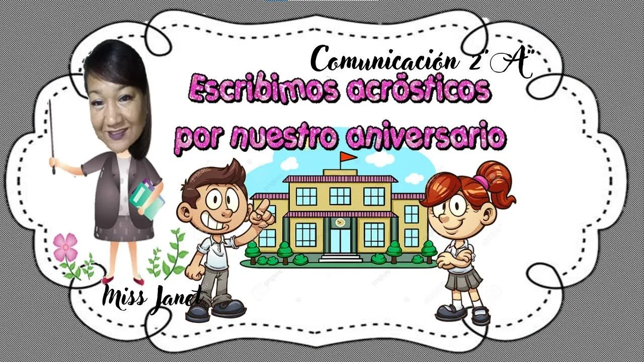 ESCRIBIMOS ACRÓSTICOS PARA NUESTRO COLEGIO - YouTube