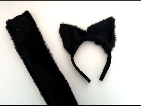 Como hacer orejas de gato para disfraz. DIY Ears of cat costume ... Como hacer orejas de gato para disfraz. DIY Ears of cat costume ...