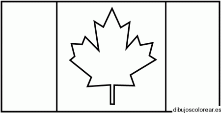 Escudo de canada para colorear - Imagui
