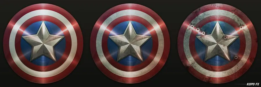Escudo Capitan America 3 by KOPO-FX on DeviantArt Escudo Capitan America 3 by KOPO-FX on DeviantArt