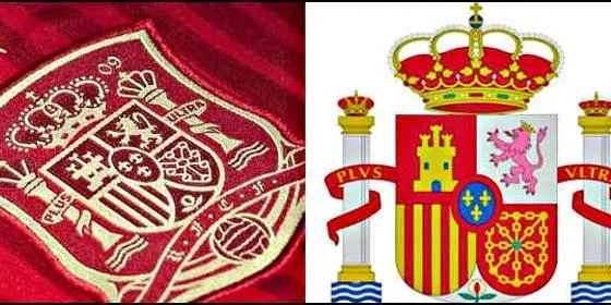 El escudo de España en la camiseta de la selección de fútbol tiene ... El escudo de España en la camiseta de la selección de fútbol tiene ...