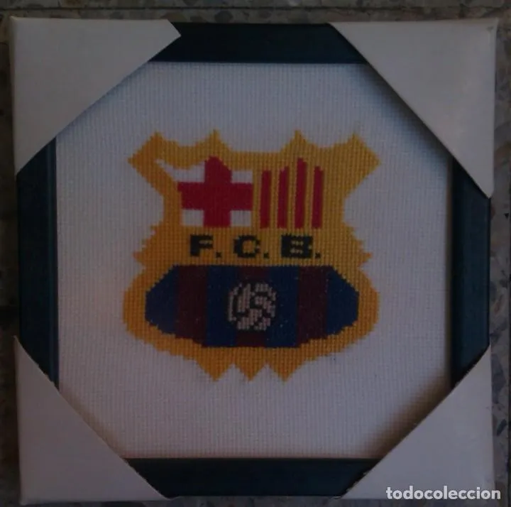 escudo futbol club barcelona 1975 punto de cruz - Compra venta en todocoleccion escudo futbol club barcelona 1975 punto de cruz - Compra venta en todocoleccion