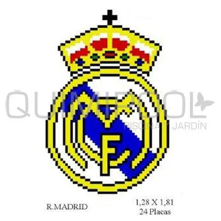Escudo gresite Importación Real Madrid |quimipool.com Escudo gresite Importación Real Madrid |quimipool.com