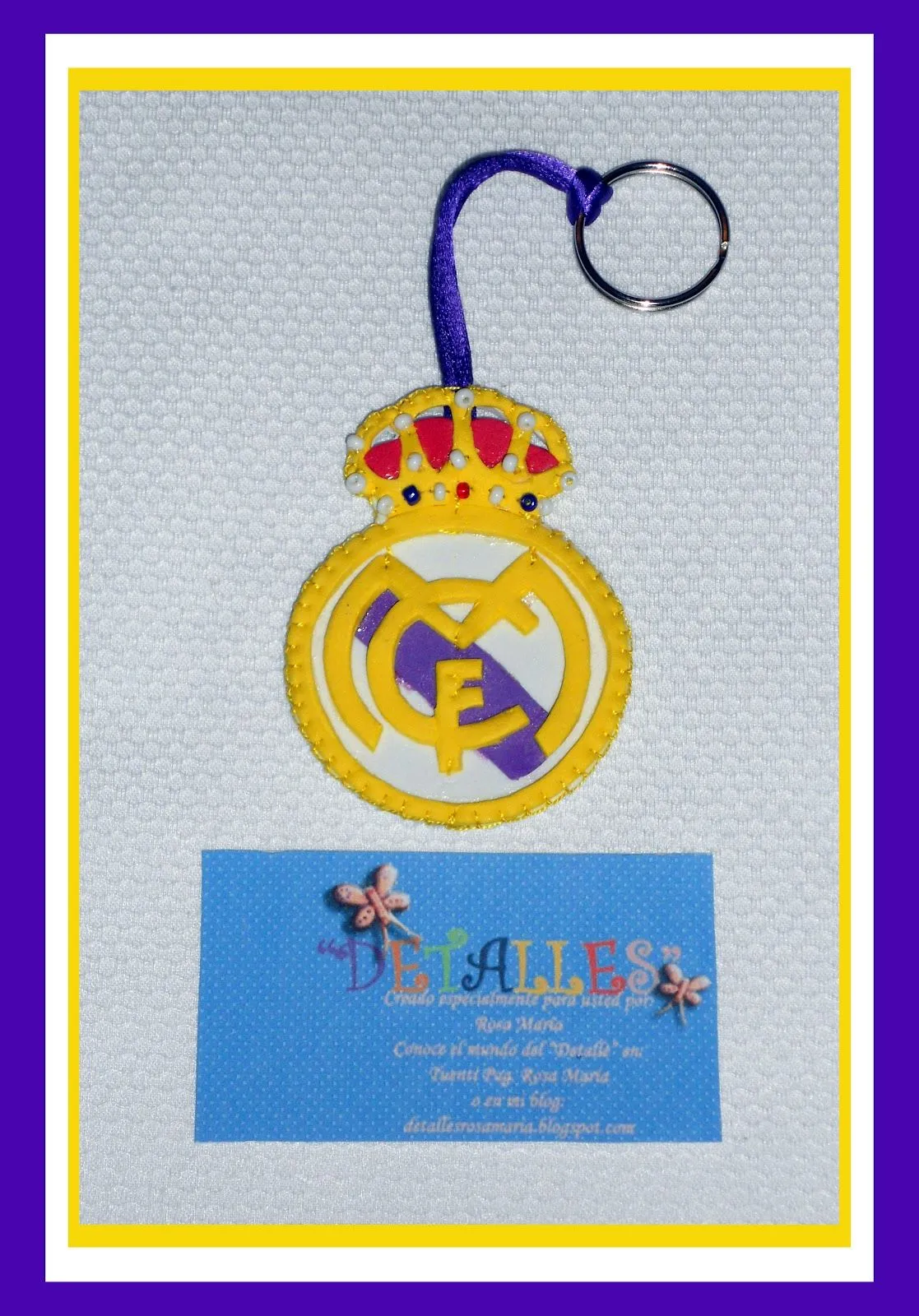 Escudo real madrid en goma eva - Imagui
