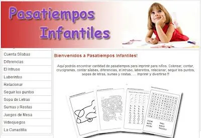 EN LA ESCUELA CABEN TOD@S: PASATIEMPOS INFANTILES EN LA ESCUELA CABEN TOD@S: PASATIEMPOS INFANTILES