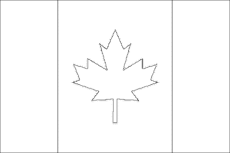 Escudo de canada para colorear - Imagui