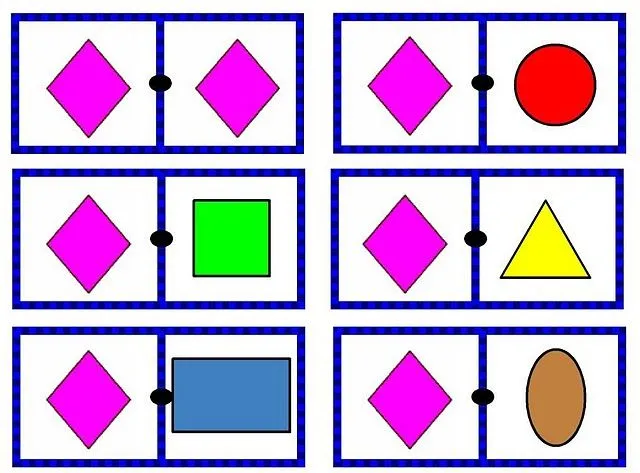 Mi Escuela Divertida: Juego de Dominó "Figuras Geométricas"