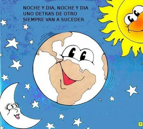 Mi Escuela Divertida: Láminas para Trabajar el Día y la Noche Mi Escuela Divertida: Láminas para Trabajar el Día y la Noche