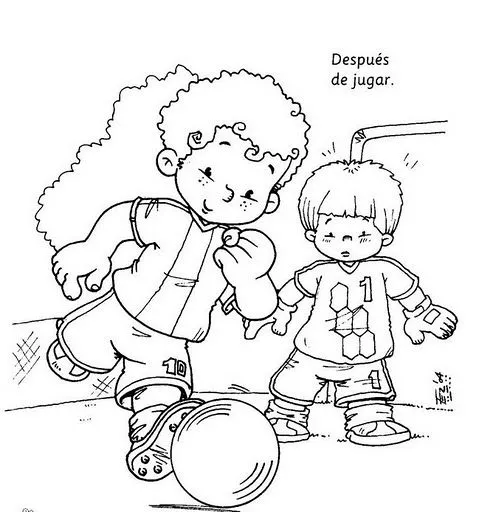 Mi Escuela Divertida: Lavarse las Manos Antes y Después de... Para ...