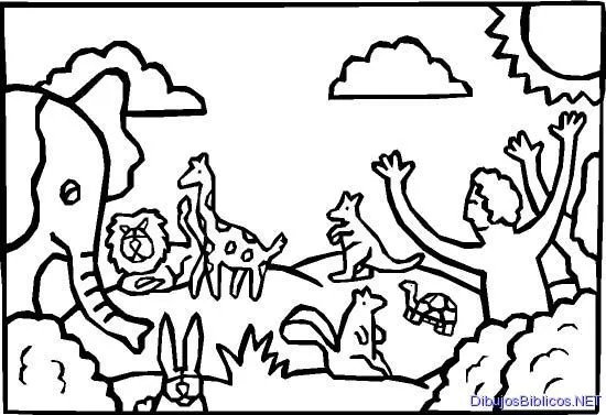 ESCUELA DOMINICAL: DIBUJOS PARA COLOREAR