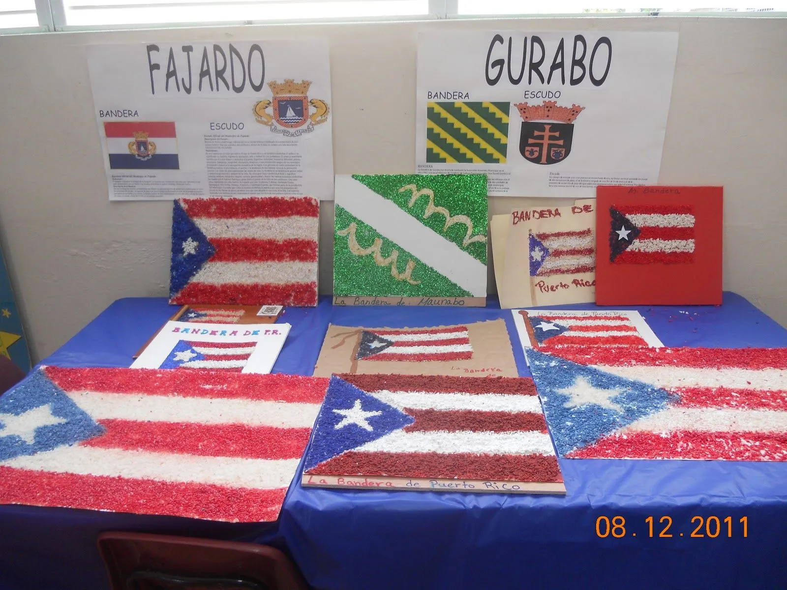 Escuela Elemental Francisco Valdés: Exhibición de banderas Escuela Elemental Francisco Valdés: Exhibición de banderas