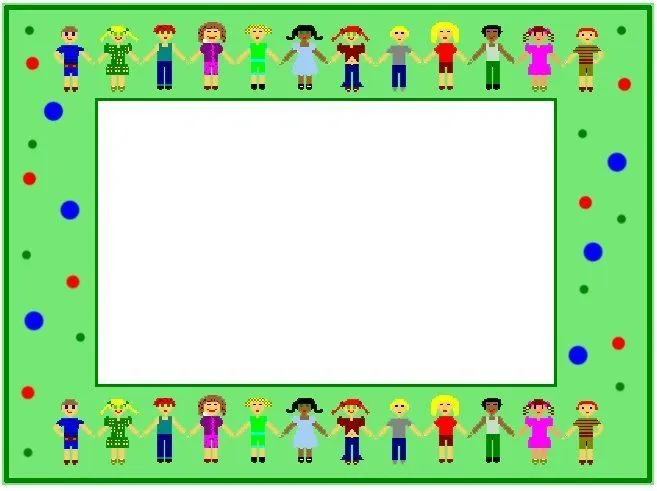 Escuela Especial Abierta: bordes con dibujos Escuela Especial Abierta: bordes con dibujos