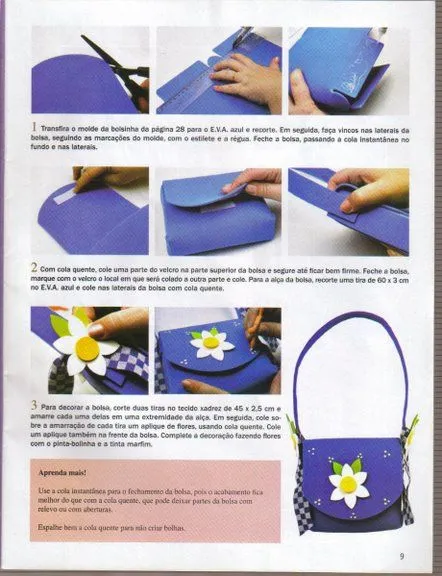 Carteras de goma eva infantiles - Imagui