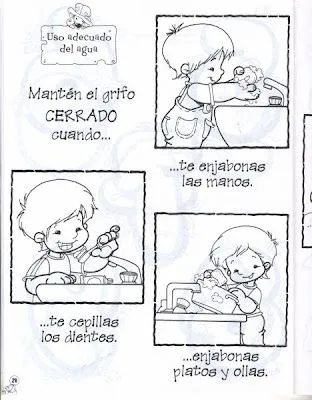 Dibujos sobre cuidado del agua - Imagui