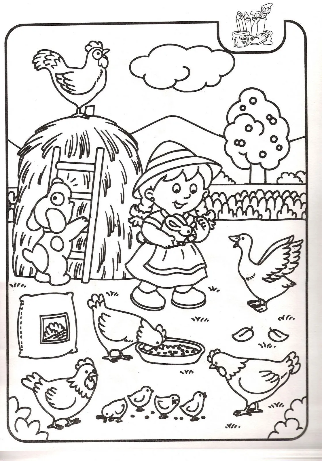 Imagenes de comunidad urbana y rural para colorear - Imagui Imagenes de comunidad urbana y rural para colorear - Imagui