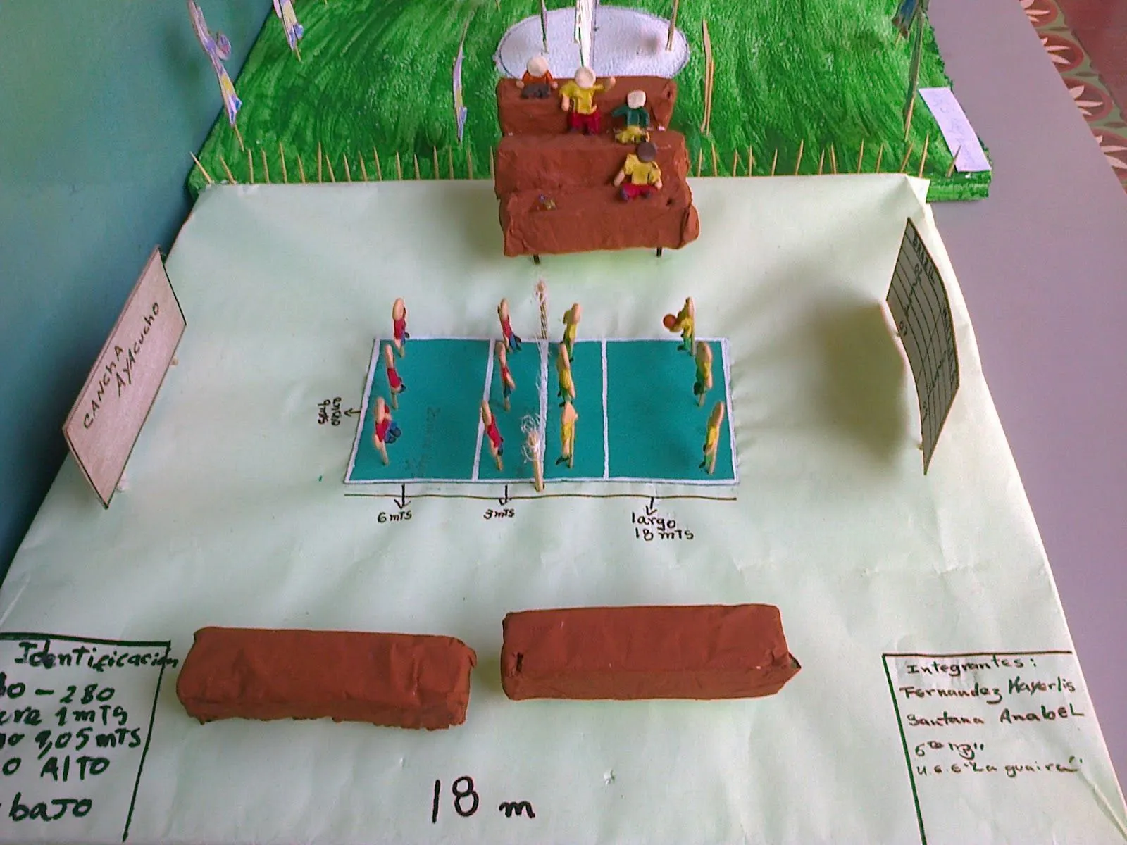 ESCUELA LA GUAIRA: EXPOSICIÓN DE MAQUETAS DE VOLEIBOL ESCUELA LA GUAIRA: EXPOSICIÓN DE MAQUETAS DE VOLEIBOL