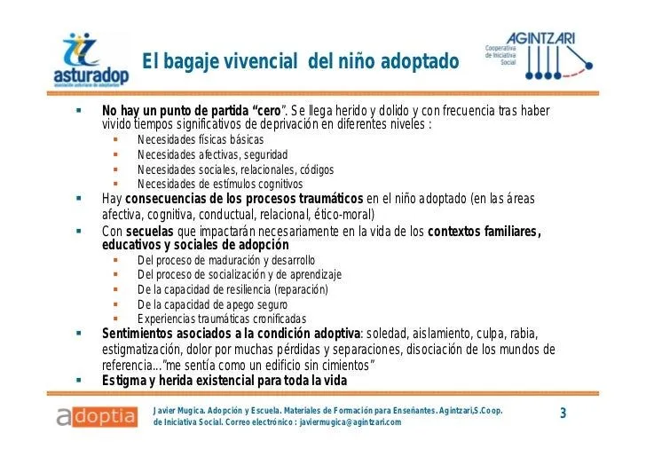 Hacia una escuela inclusiva: el reto de integrar niños y niñas adopta…