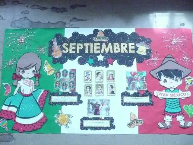 Periódico mural SEPTIEMBRE | classroom | Pinterest | Murals