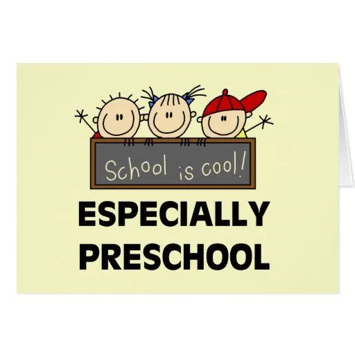 La escuela preescolar es camisetas y regalos fresc tarjetas de Zazzle.