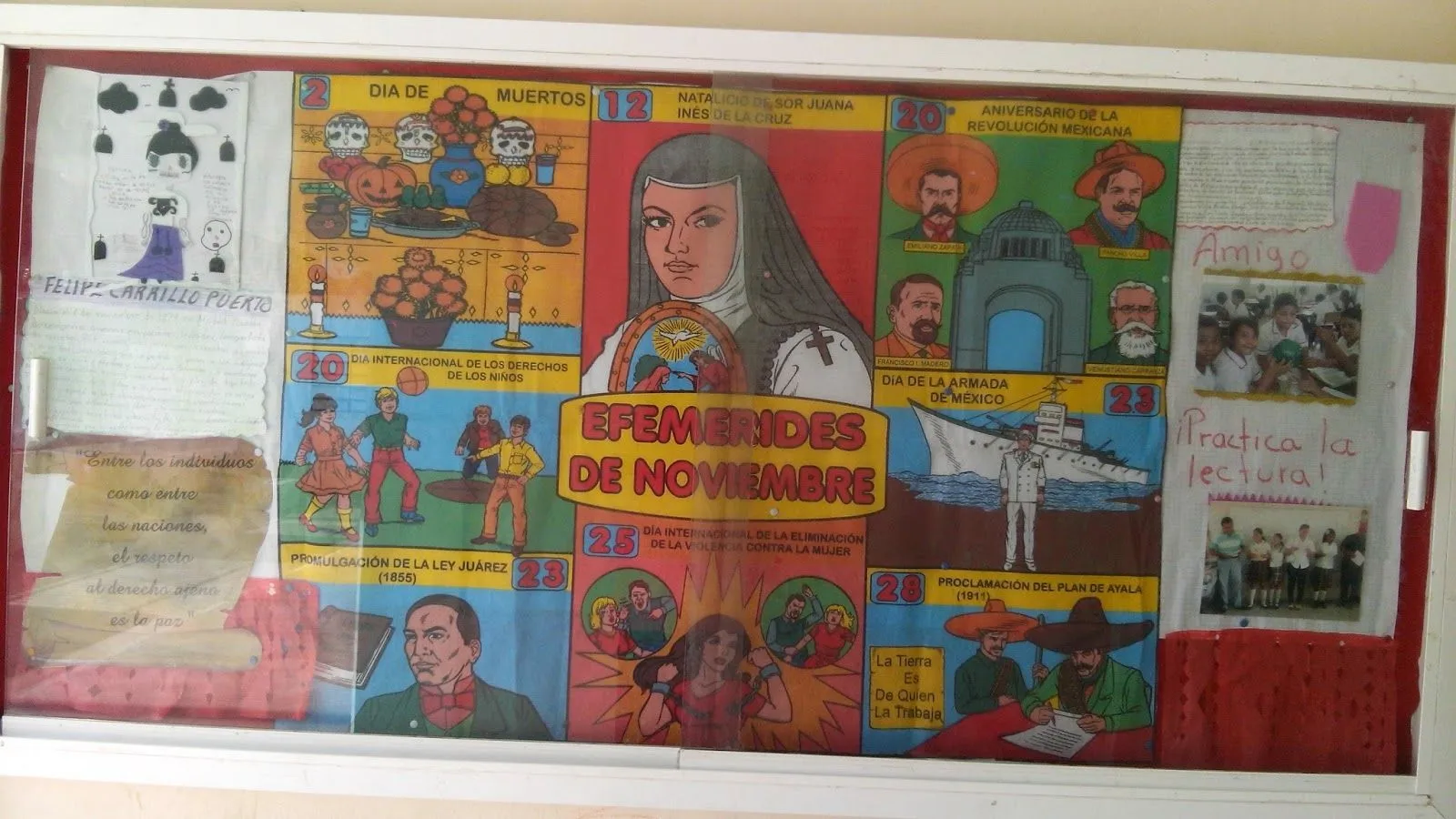 ESCUELA PRIMARIA FELIPE CARRILLO PUERTO SECCION 2: Periódico Mural mes de noviembre ESCUELA PRIMARIA FELIPE CARRILLO PUERTO SECCION 2: Periódico Mural mes de noviembre