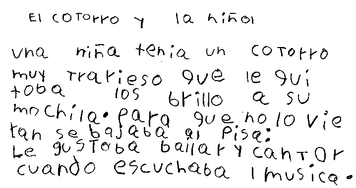 Mi escuelita multigrado: Producciones de los niños