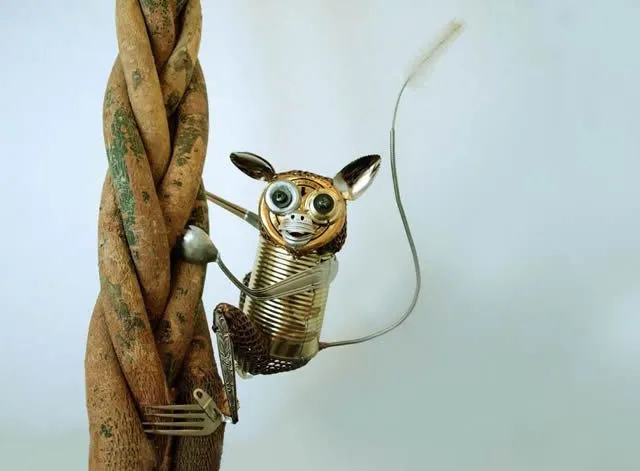 Esculturas de animales hechas de material reciclado – Marcianos Esculturas de animales hechas de material reciclado – Marcianos