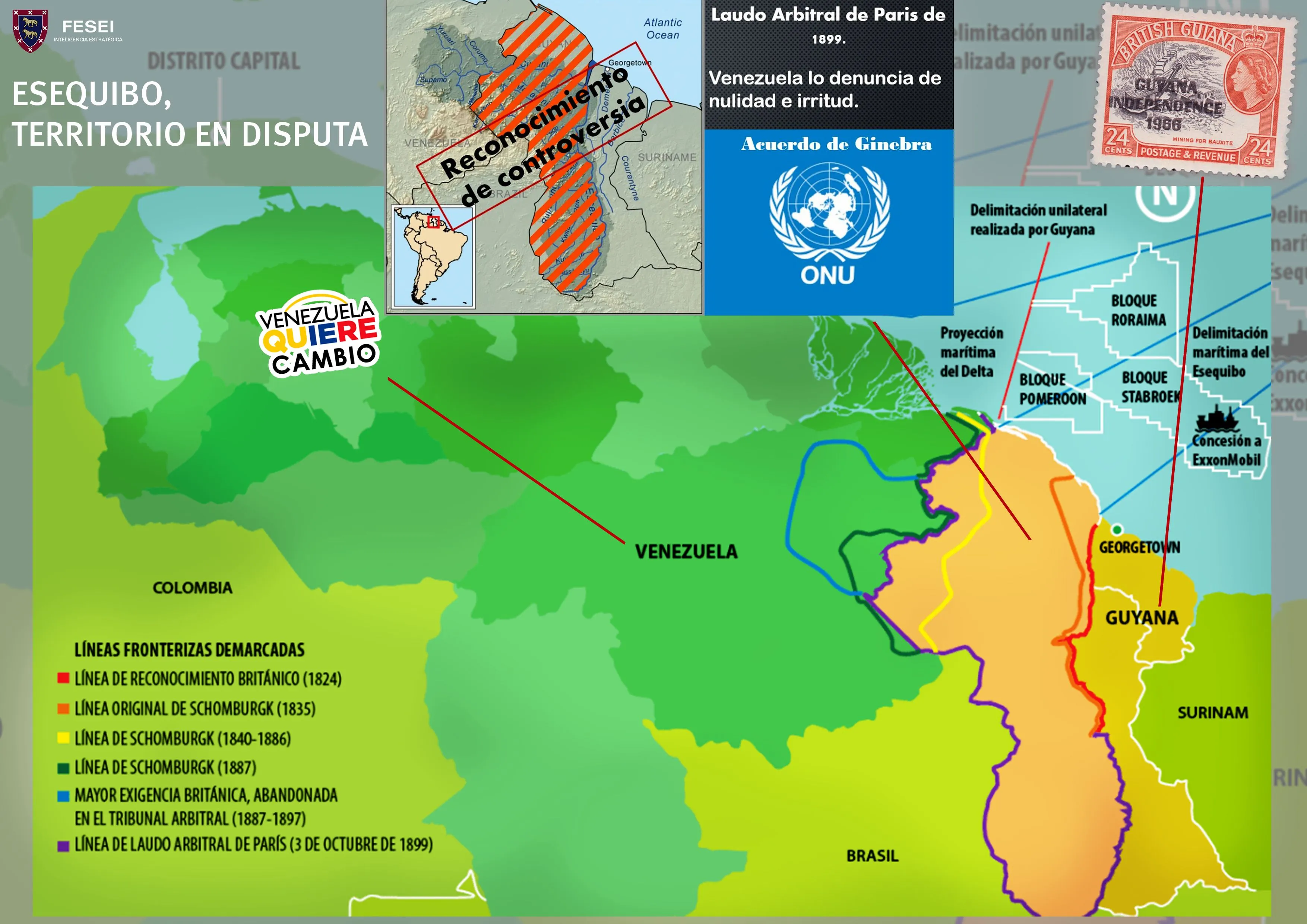 ESEQUIBO, TERRITORIO EN DISPUTA – Fesei.org ESEQUIBO, TERRITORIO EN DISPUTA – Fesei.org