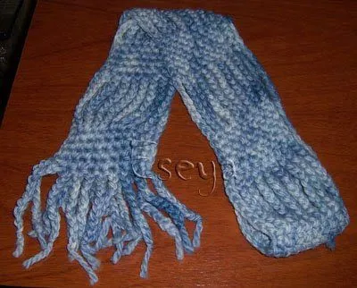 Eseya, Muñecas con historia: Tejido solidario: Bufanda en crochet Eseya, Muñecas con historia: Tejido solidario: Bufanda en crochet