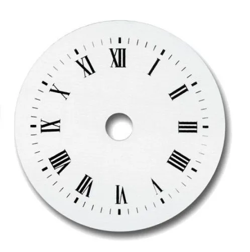 Esfera de reloj blanca 100 mm - MANUALIDADES TRASGU Esfera de reloj blanca 100 mm - MANUALIDADES TRASGU