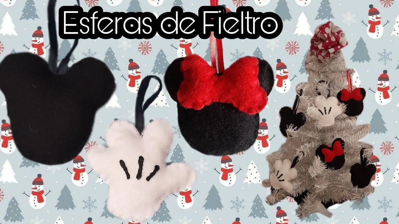 Esferas de Fieltro / Adornos Navideños - YouTube Esferas de Fieltro / Adornos Navideños - YouTube