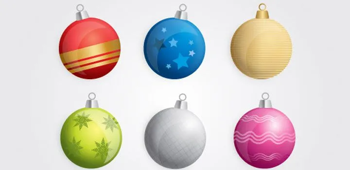 Esferas De Navidad | Vectores Gratis