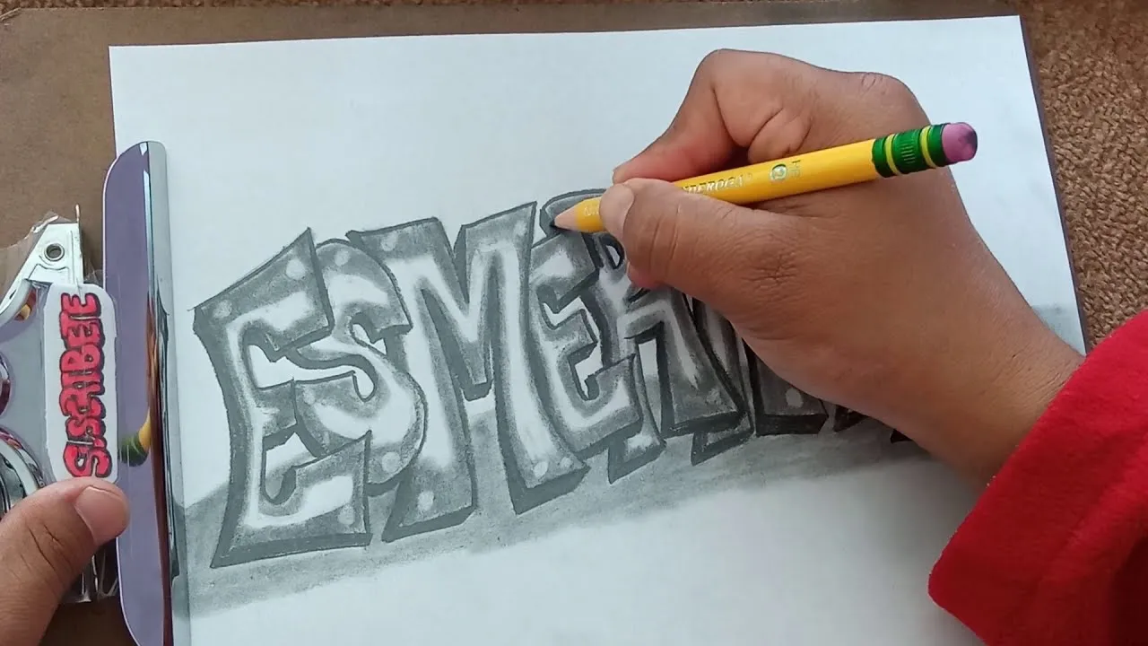 Esmeralda en Letras Graffiti