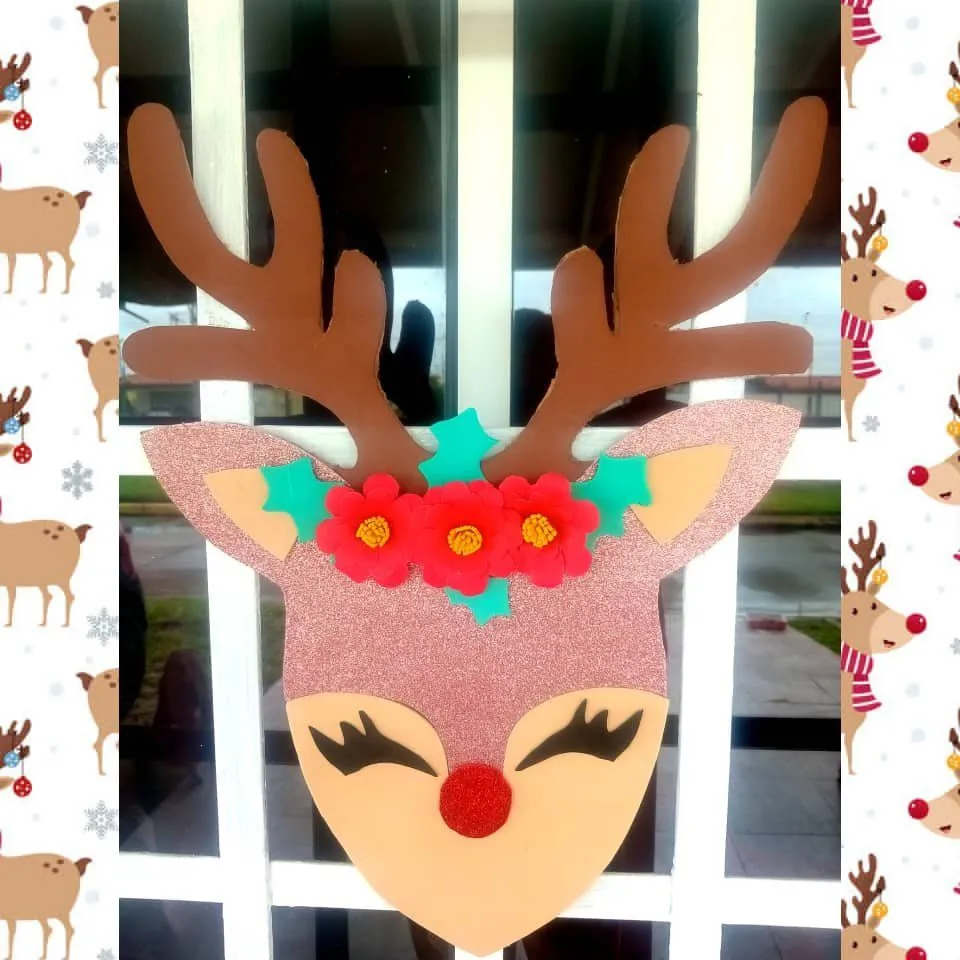 ESP-ENG) Hermoso y tierno Reno hecho de cartón y foami, ideal para nuestras decoraciones navideñas. // Beautiful and cute reindeer made of cardboard and foami, ideal for our Christmas decorations. | PeakD ESP-ENG) Hermoso y tierno Reno hecho de cartón y foami, ideal para nuestras decoraciones navideñas. // Beautiful and cute reindeer made of cardboard and foami, ideal for our Christmas decorations. | PeakD