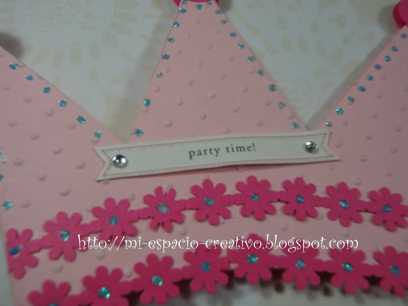 Mi Espacio Creativo: 177.- Tarjeta Corona Princesa y Reto # 17 de SCC
