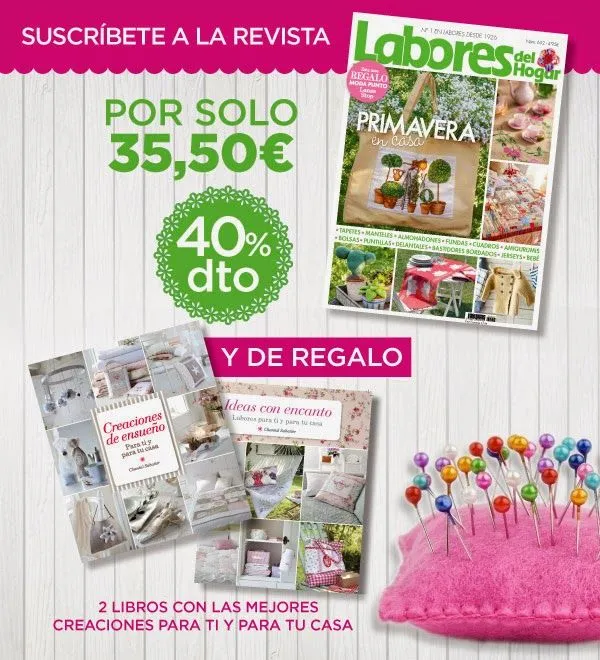 Espacio Crochet: Descuento Revista Labores del Hogar