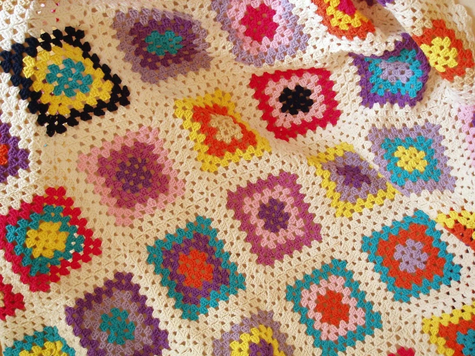 Espacio Crochet: Manta de ganchillo