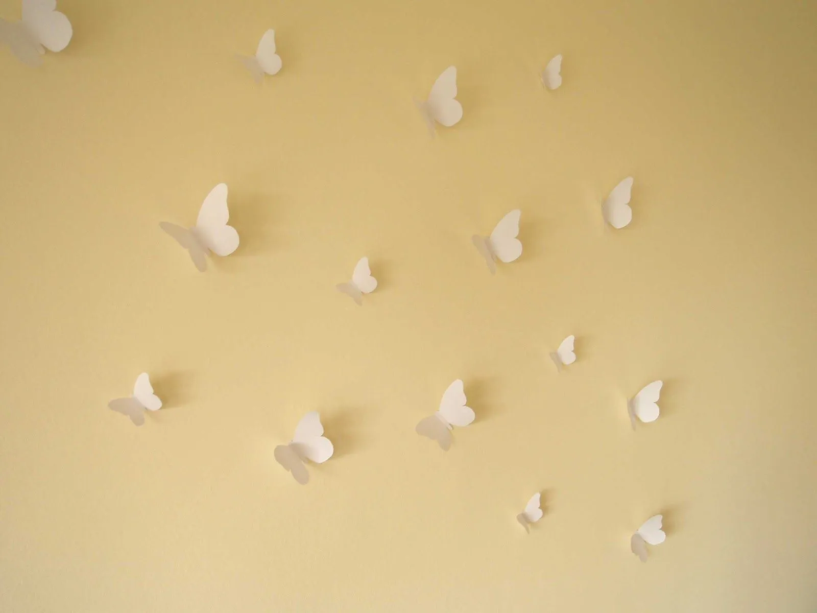 Espacio Crochet: Mariposas pared