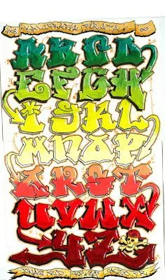 20 Tipos de letras para dibujar (graffitis y goticas) - Taringa! 20 Tipos de letras para dibujar (graffitis y goticas) - Taringa!