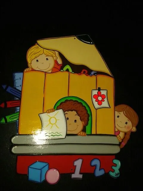 Espacios de preescolar | MIS TRABAJOS EN MDF, MADERA, FIBRO FACIL ...