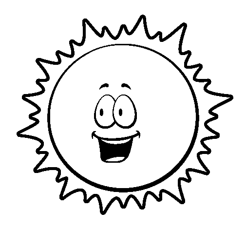 Espaço Educar desenhos para colorir : Desenhos de sol para pintar ...