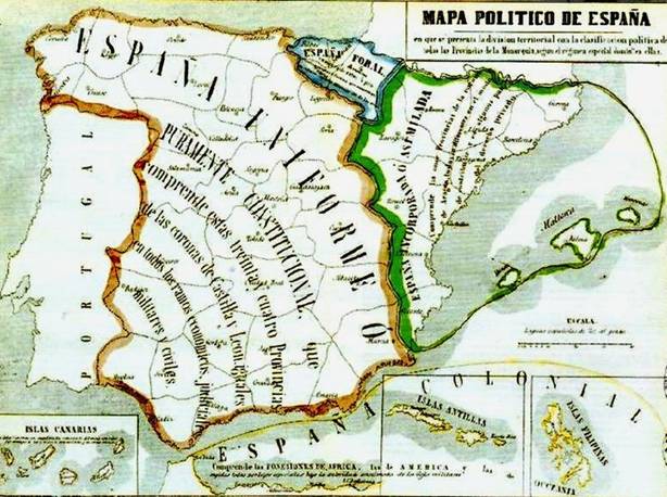 España, Catalunya y el mapa de 1852. Sólo un poco de investigación ... España, Catalunya y el mapa de 1852. Sólo un poco de investigación ...