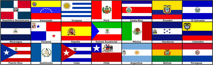 ESPAÑOL EN ILTEXAS 2014/15: BANDERAS PAÍSES HISPANOS ESPAÑOL EN ILTEXAS 2014/15: BANDERAS PAÍSES HISPANOS