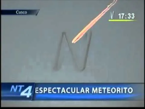 ESPECTACULAR METEORITO CAE EN MACHU PICHU CUZCO ,, IMAGENES ...