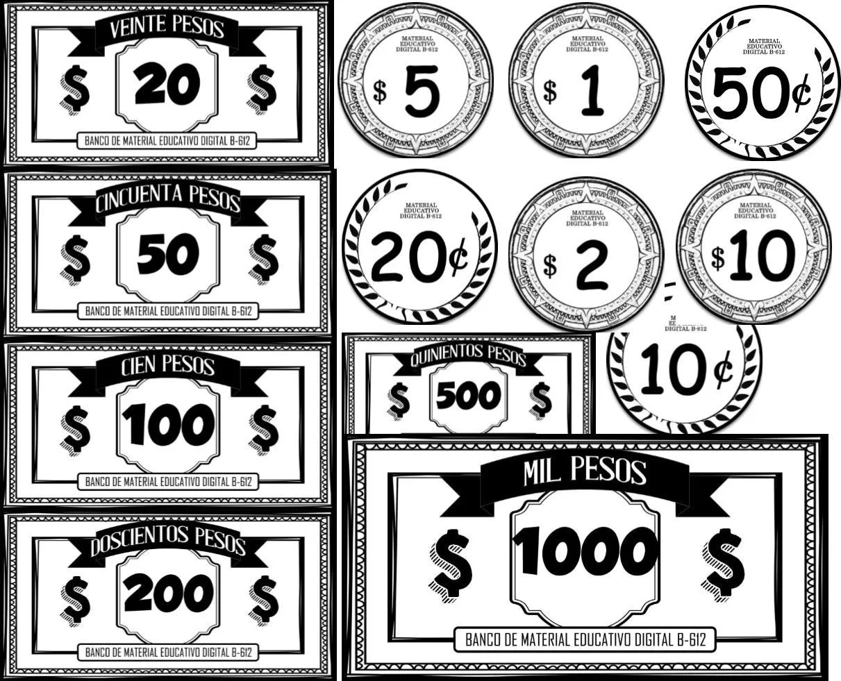 Espectaculares billetes y monedas didácticos para utilizar en clase | Educación Primaria | Didactico, Material educativo, Billetes Espectaculares billetes y monedas didácticos para utilizar en clase | Educación Primaria | Didactico, Material educativo, Billetes