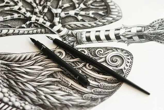 Espectaculares dibujos de la anatomía por Alex Konahin | Arte y ...
