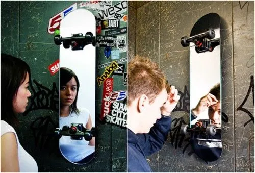 Espejo Skate | Comprar regalos de diseño en Regalosoh.com ...