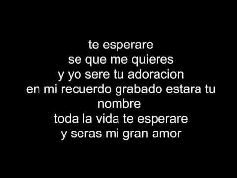 te esperare julio jaramillo letra. - YouTube