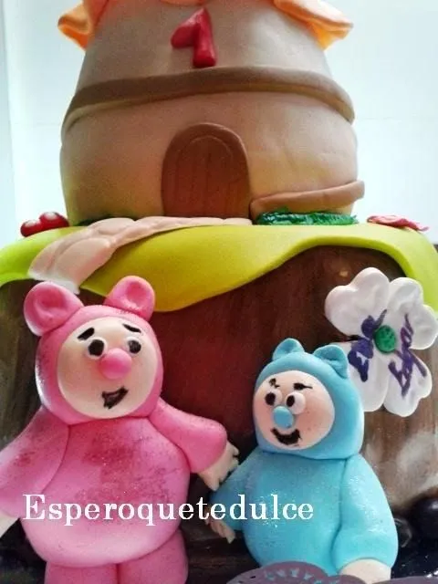 ESPEROQUETEDULCE: Tarta Billy Bam Bam, para Ella y Edgar.