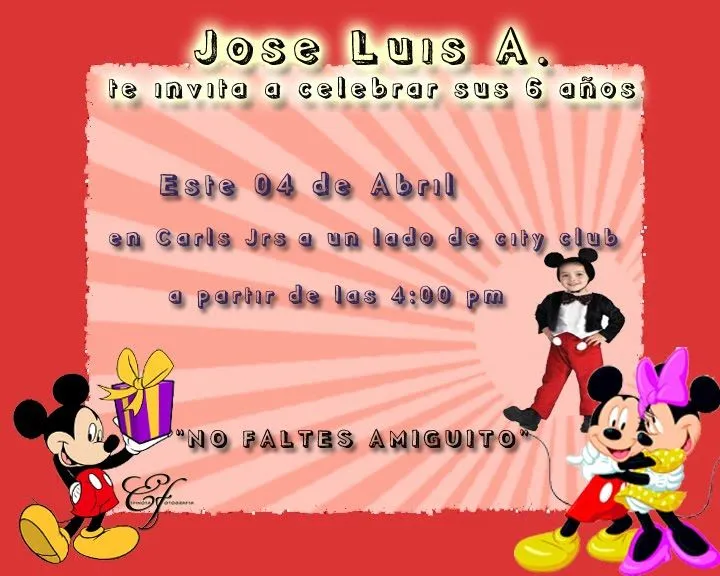 Espinosa Fotografia Profesional: INVITACION DE PIÑATAS Y PAQUETE ...